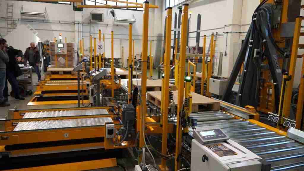 Automated Weighing Station pallet changer optional