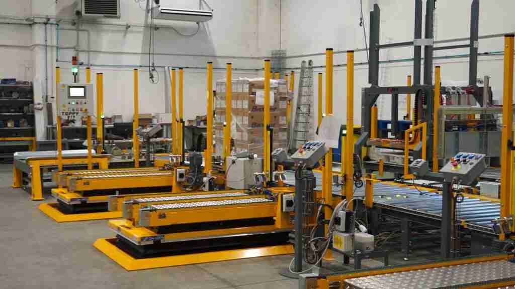 Automated Weighing Station pallet changer optional toppy
