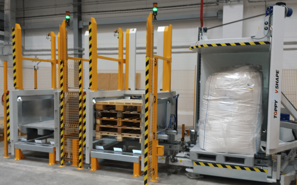 Pallet Chanfer Toppy V-shape logy 2